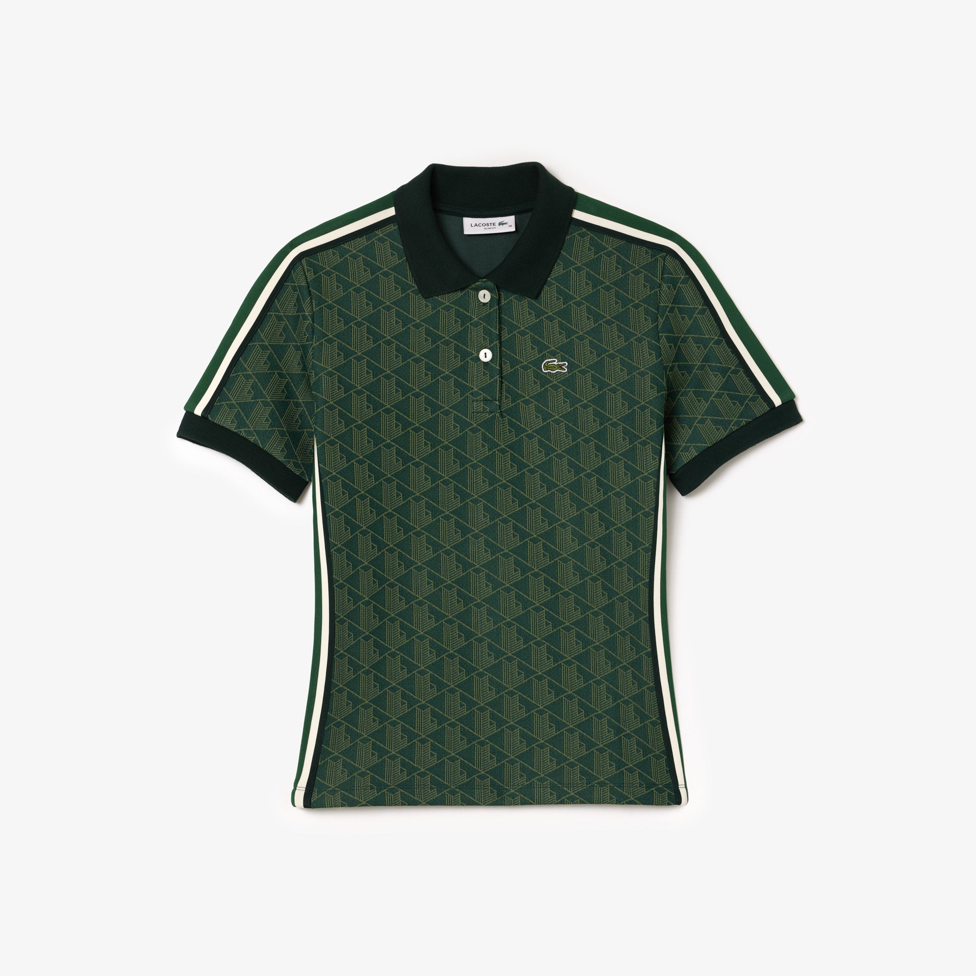 Slim Fit Monogram Jacquard Polo Shirt – Lacoste ZA