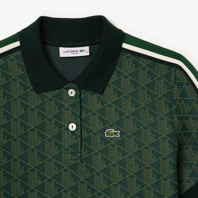 Slim Fit Monogram Jacquard Polo Shirt