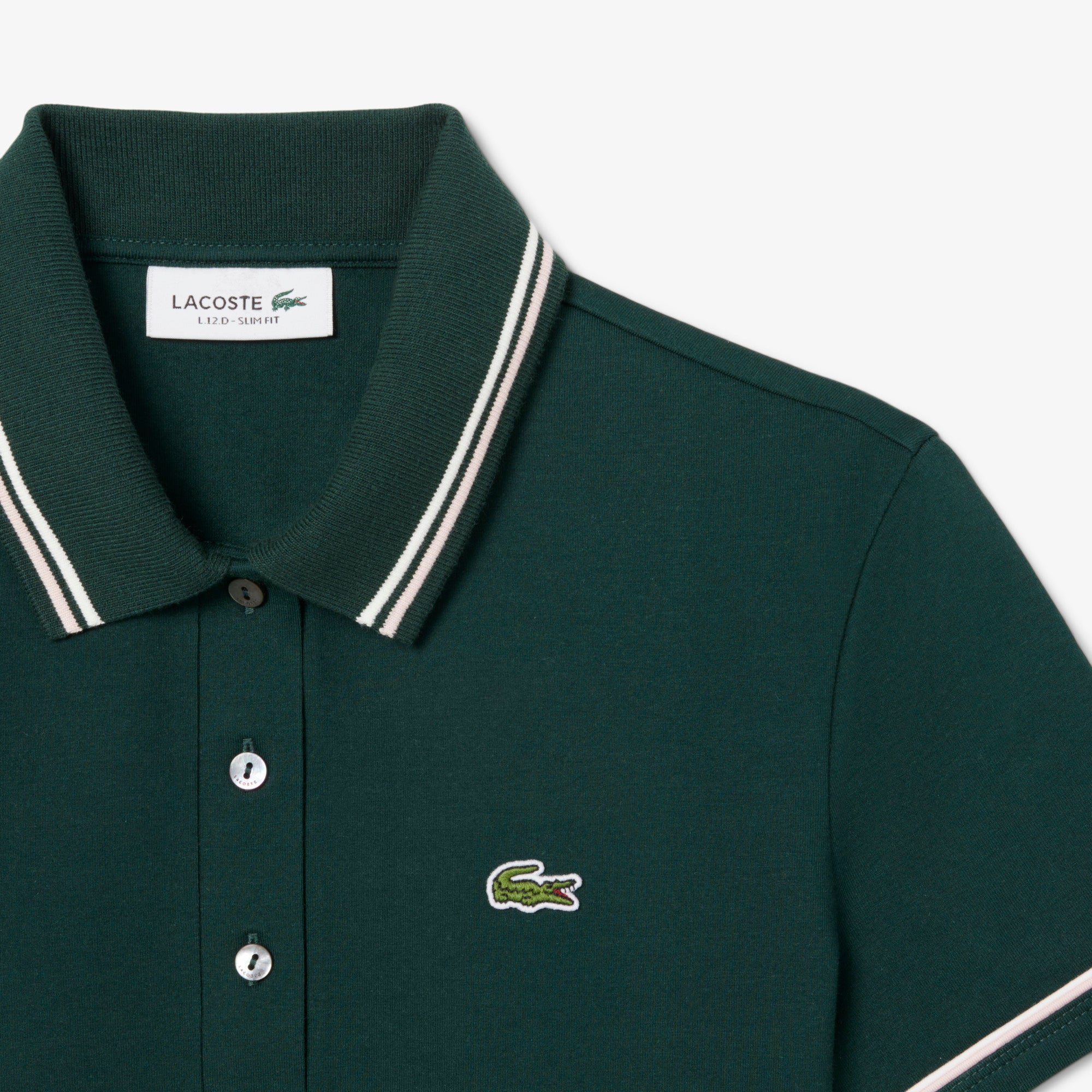 L.12.D Slim Fit Trim Detail Polo Shirt – Lacoste ZA