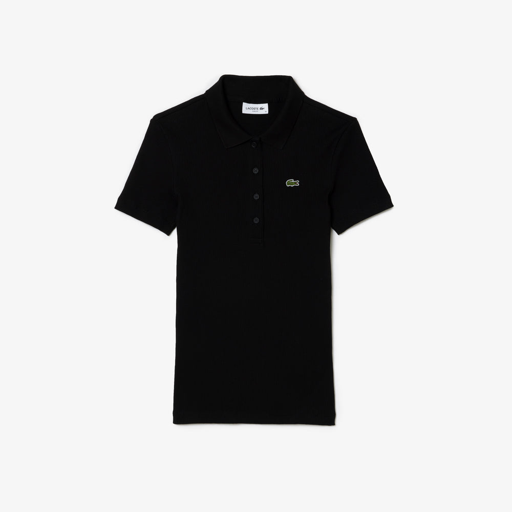Slim Fit L.12.D Ribbed Cotton Polo Shirt