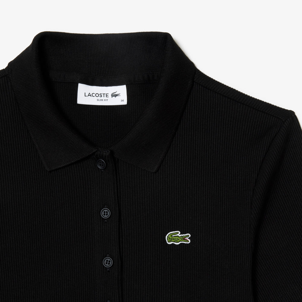 Slim Fit L.12.D Ribbed Cotton Polo Shirt