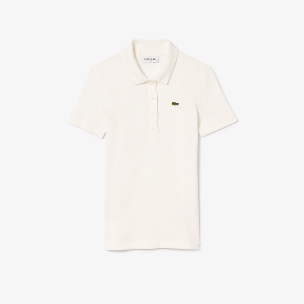 Slim Fit L.12.D Ribbed Cotton Polo Shirt