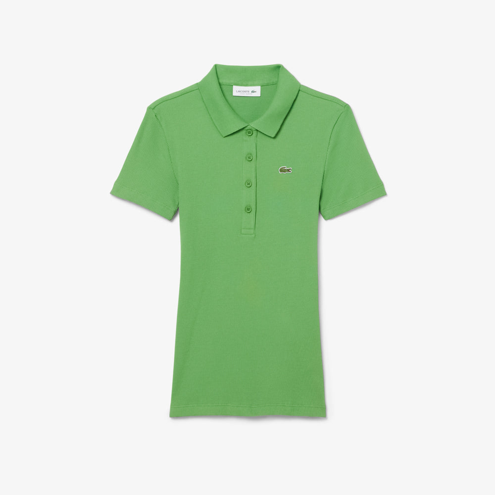 Slim Fit L.12.D Ribbed Cotton Polo Shirt