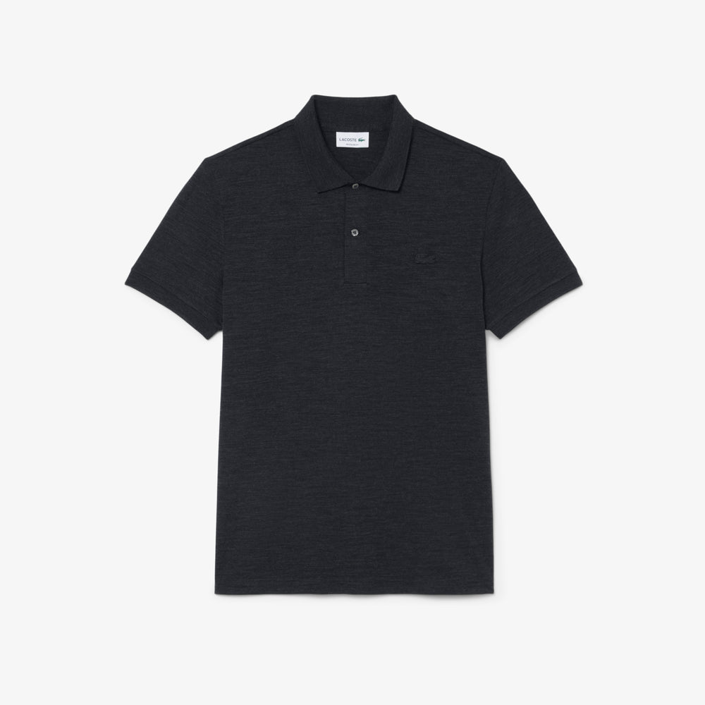 Regular Fit Wool Blend Jersey Polo Shirt