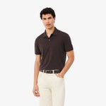 Regular Fit Wool Blend Jersey Polo Shirt