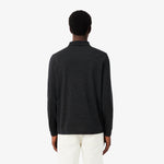 Regular Fit Long Sleeved Wool Polo Shirt