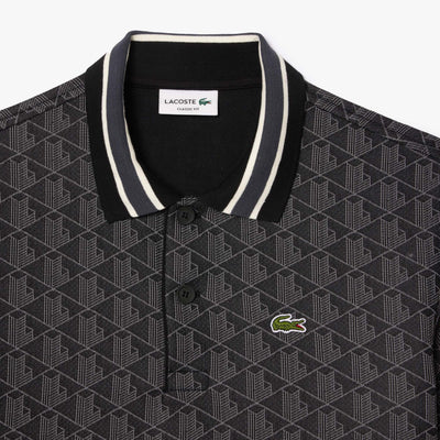 Classic Fit Monogram Jacquard Polo Shirt