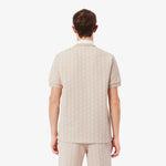 Classic Fit Monogram Jacquard Polo Shirt