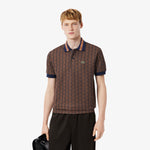 Classic Fit Monogram Jacquard Polo Shirt