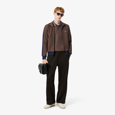 Classic Fit Monogram Jacquard Polo Shirt