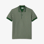 Classic Fit Monogram Jacquard Polo Shirt