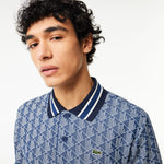 Classic Fit Monogram Jacquard Polo Shirt