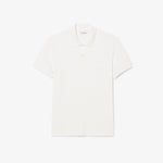 Classic Fit Ribbed Knit Polo Shirt