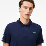Ultra-Dry Monogram Stripe Tennis Polo Shirt