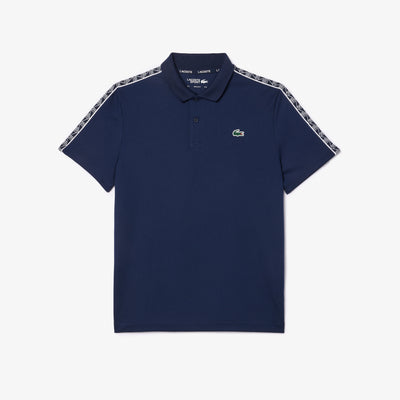 Ultra-Dry Monogram Stripe Tennis Polo Shirt