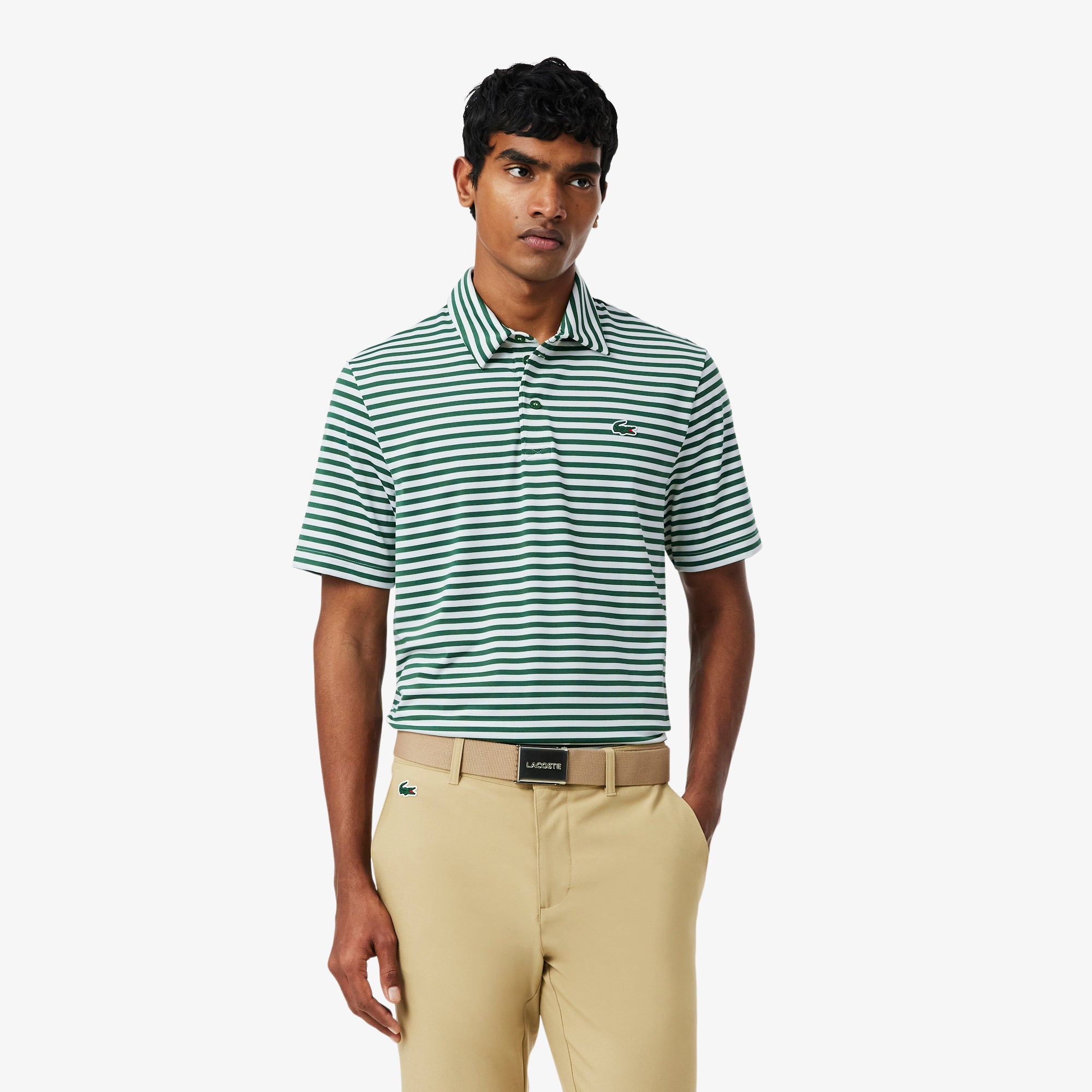 Regular Fit Ultra Dry Striped Golf Polo Shirt – Lacoste ZA