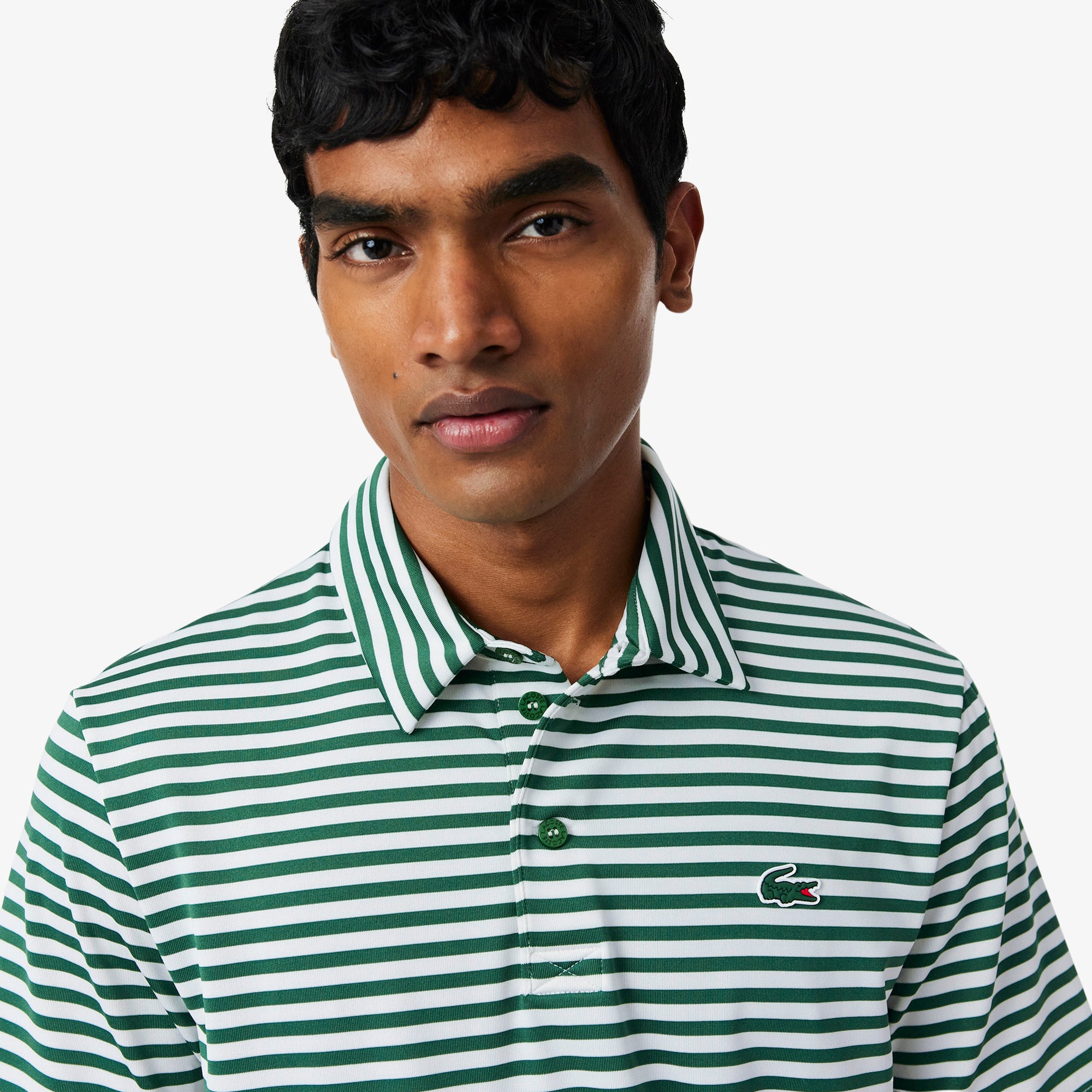 Regular Fit Ultra Dry Striped Golf Polo Shirt – Lacoste ZA