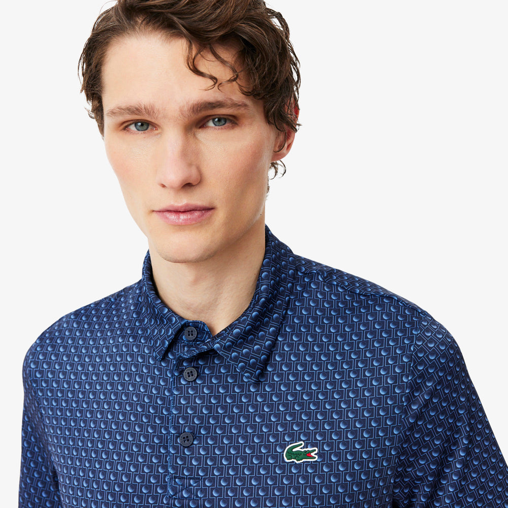 Regular Fit Printed Golf Polo Shirt