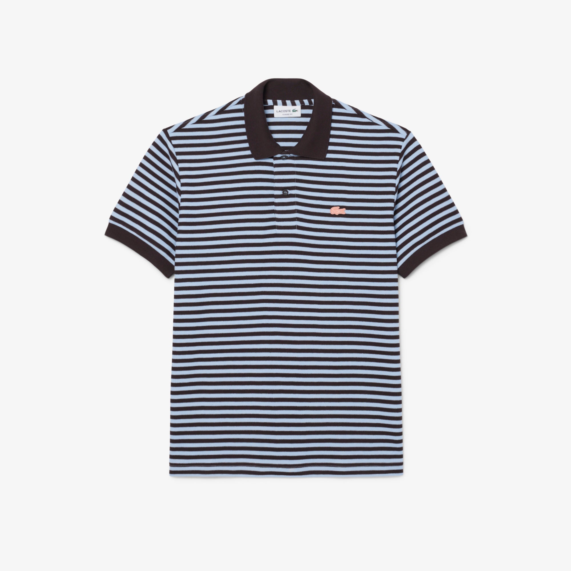 Classic Fit Textured Striped Polo Shirt – Lacoste ZA