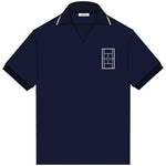 Loose Fit Embroidered Badge Piqué Polo Shirt