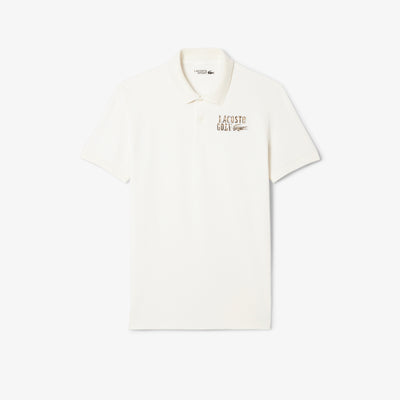Relaxed Fit Mini-Piqué Golf Polo Shirt