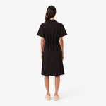 Wool blend Pleated Polo Dress
