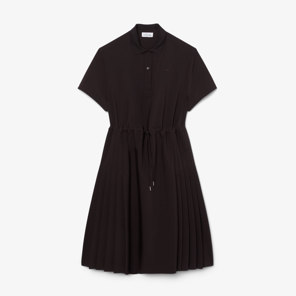 Wool blend Pleated Polo Dress