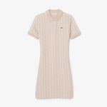 Slim Fit Monogram Jacquard Polo Dress