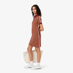 Slim Fit Monogram Jacquard Polo Dress