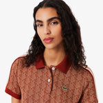 Slim Fit Monogram Jacquard Polo Dress