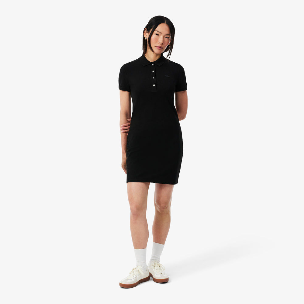 Slim Fit Stretch Petit Piqué Polo Dress