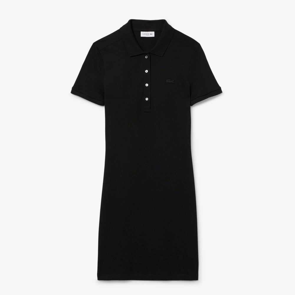 Slim Fit Stretch Petit Piqué Polo Dress