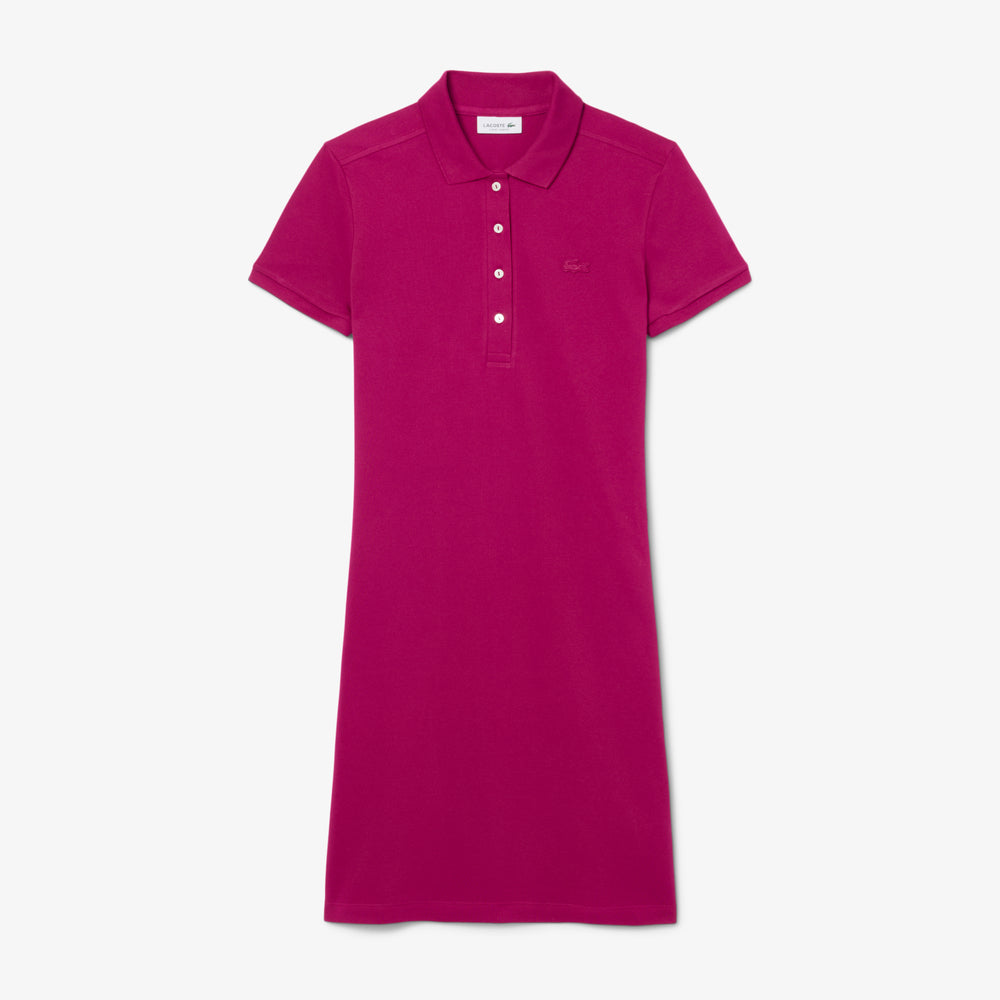 Slim Fit Stretch Petit Piqué Polo Dress