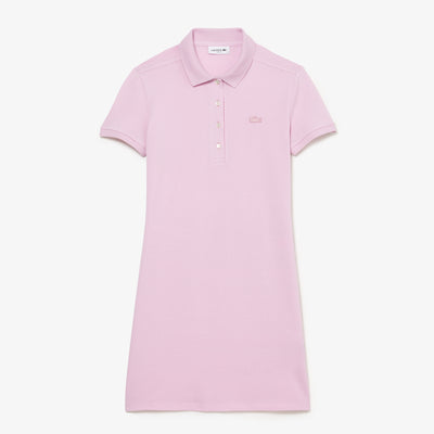 Slim Fit Stretch Mini Piqué Polo Dress