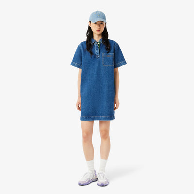 Oversized Cotton Denim Dress