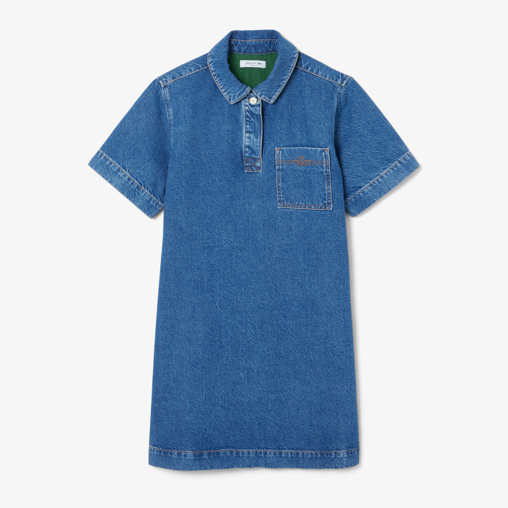 Oversized Cotton Denim Dress