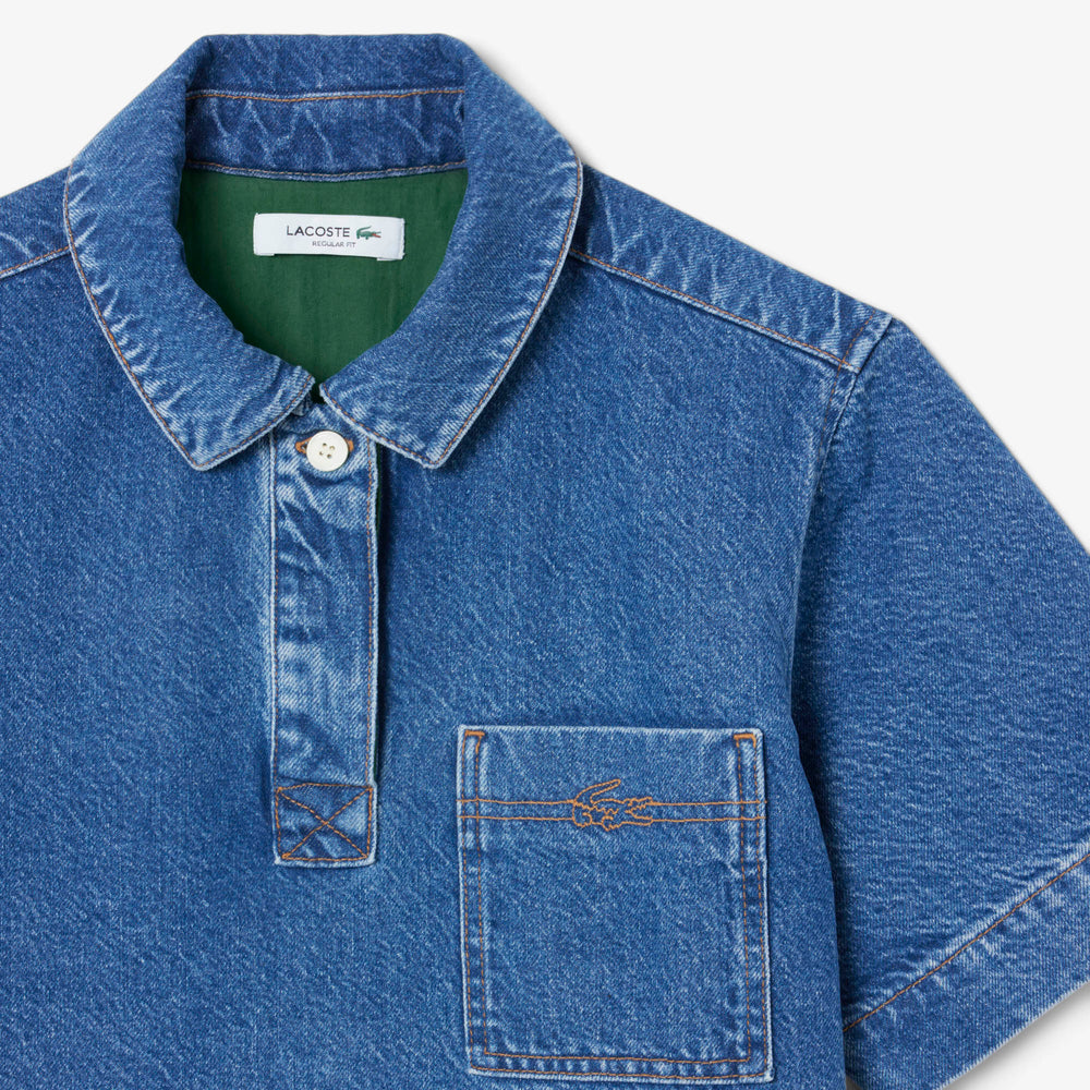 Oversized Cotton Denim Dress