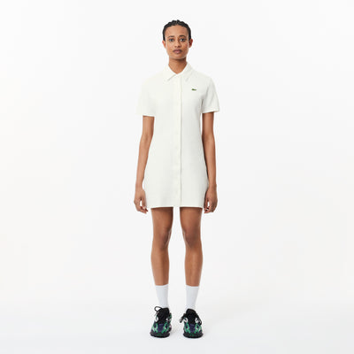 Women’s Lacoste Organic Cotton Buttoned Polo Dress
