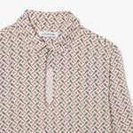 Fluid Crepe Shirt Collar Dress