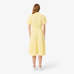 Flared Petit Piqué Polo Dress