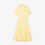 Flared Petit Piqué Polo Dress