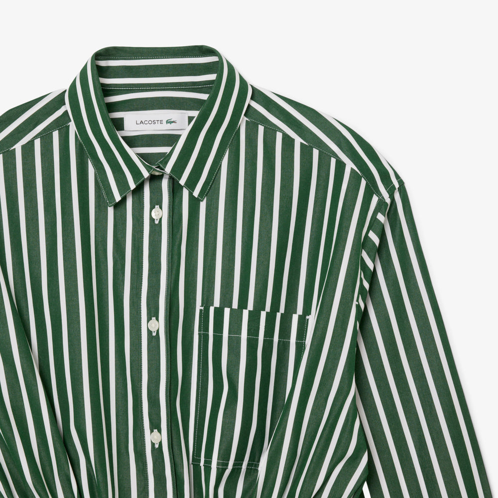 Relaxed Fit Poplin Shirt Dress