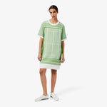 Tennis Court Jacquard Sweater Dress