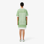 Tennis Court Jacquard Sweater Dress