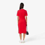 Trim Accent Jersey T-shirt Dress