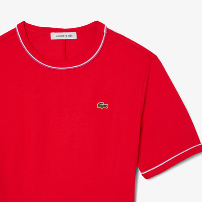 Trim Accent Jersey T-shirt Dress