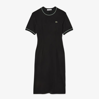 Trim Accent Jersey T-shirt Dress