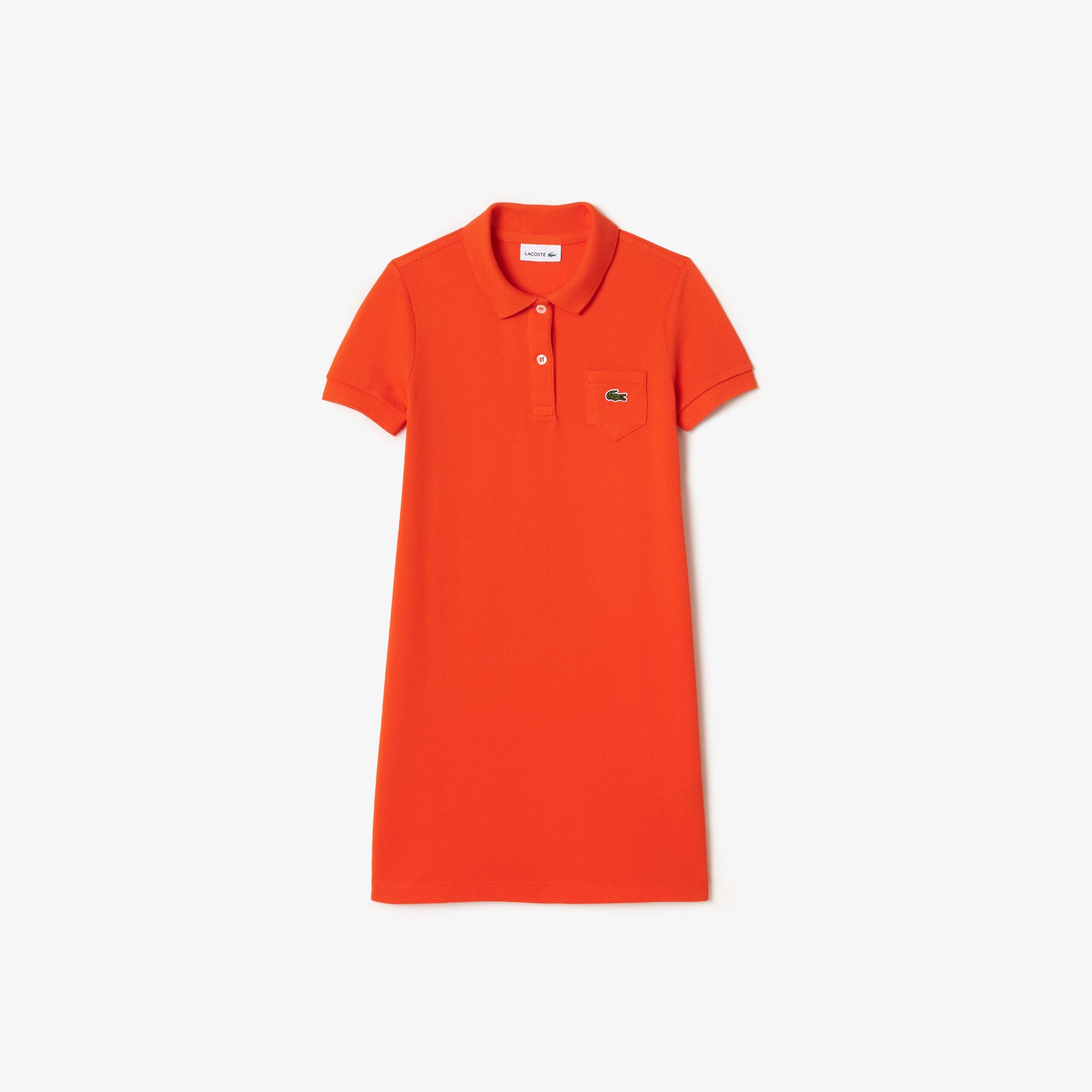 Orange lacoste t shirt outlet