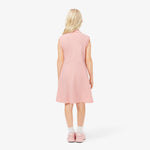 Sleeveless Stretch Piqué Polo Dress
