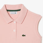 Sleeveless Stretch Piqué Polo Dress